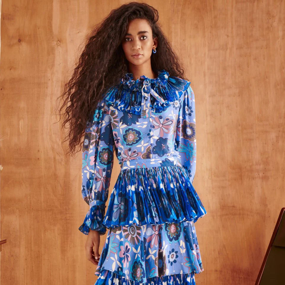 Doda Blouse - Blue - Image 2