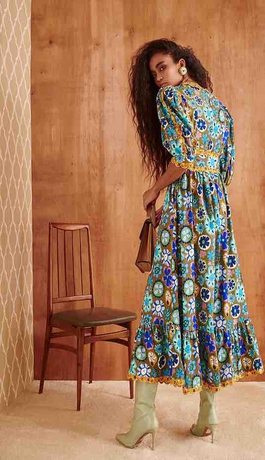 Merapi Dress - Green - Image 4