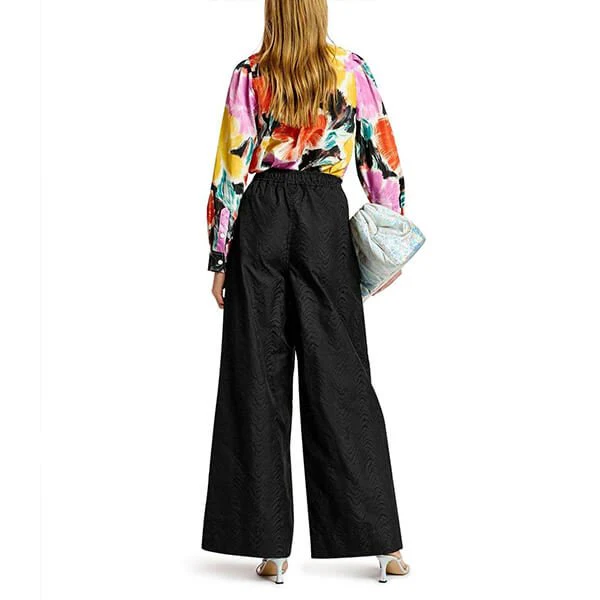 Dazed Wide Leg Pants – Black - Image 3