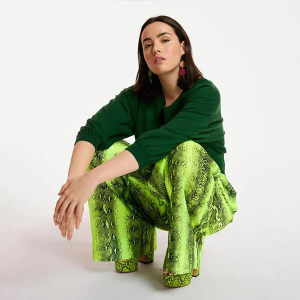 Dominica Wide Leg Pants - High Alert - Image 2