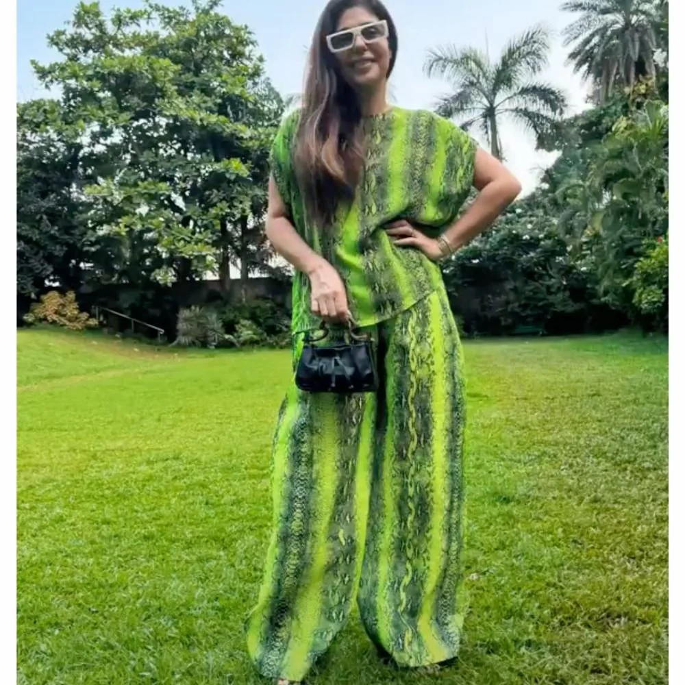 Dominica Wide Leg Pants - High Alert - Image 4