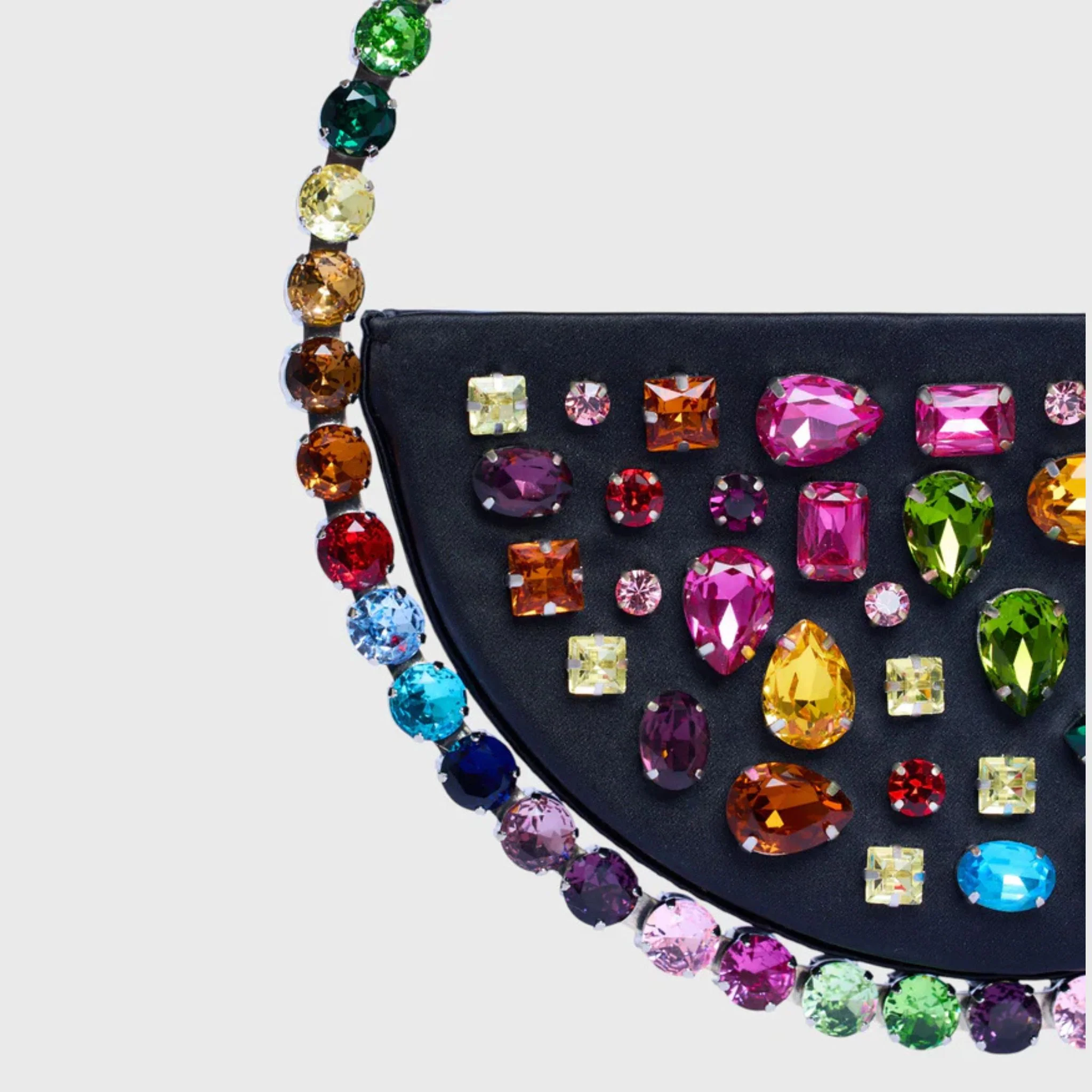 Eternity Stones Embroidery Clutch - Rainbow - Image 5