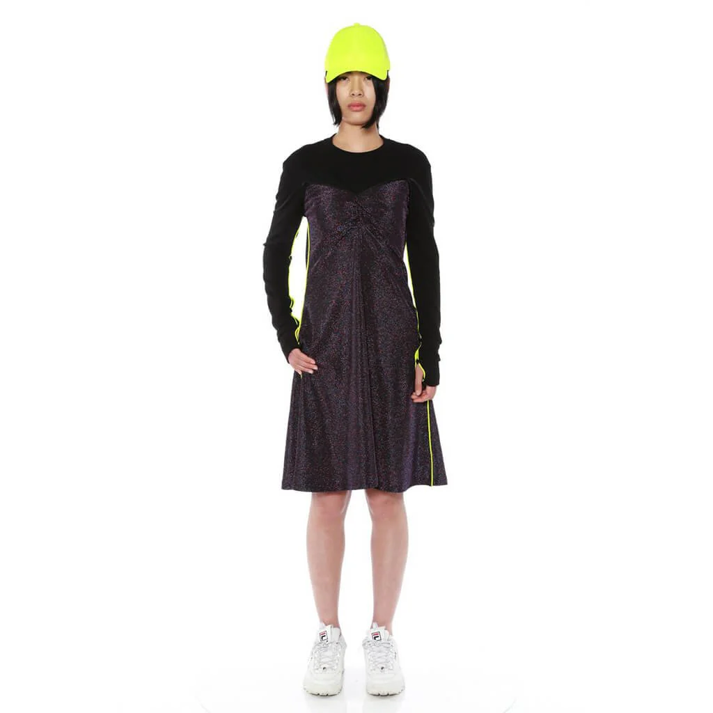 Glitter Jersey Dress
