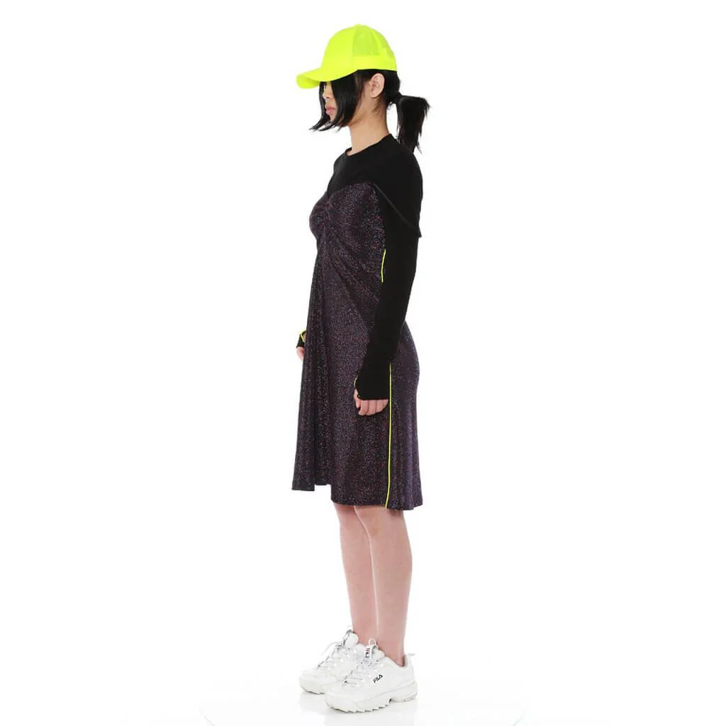 Glitter Jersey Dress - Image 4