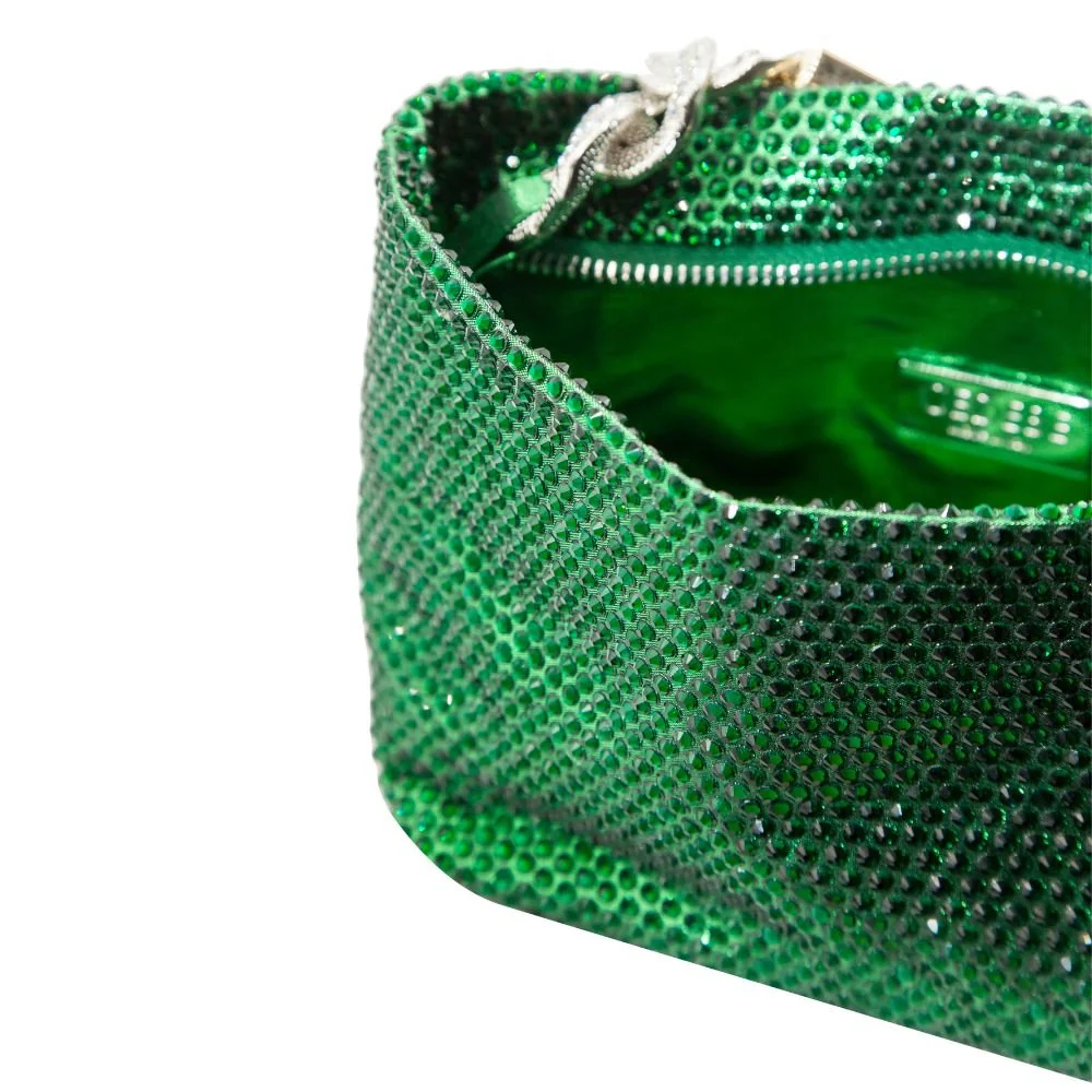 Jessye Lame Bag - Green - Image 3
