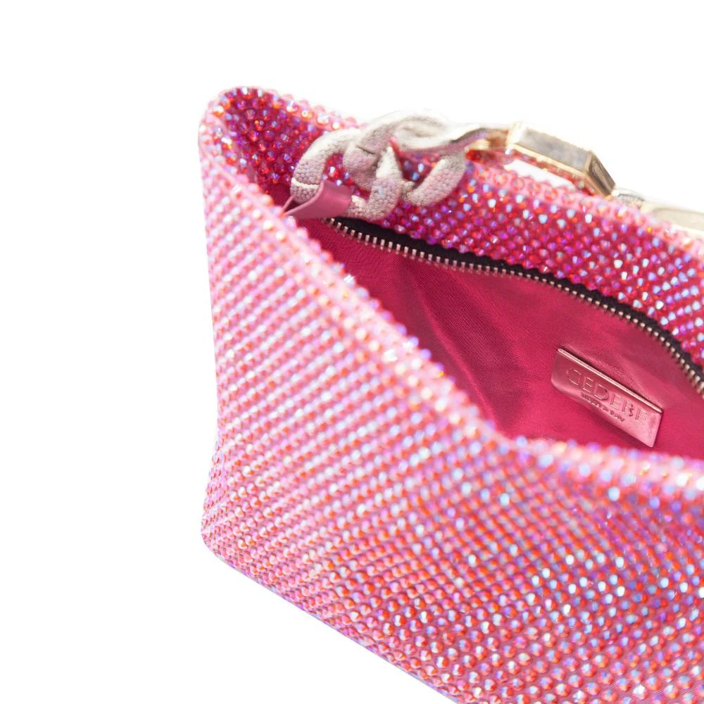 Jessye Lame Bag - Indian Pink & Hyacinth - Image 3
