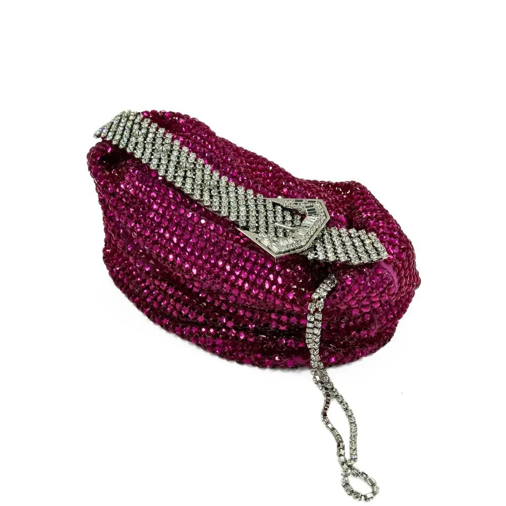 Jill Net Fuchsia Bag - Image 2