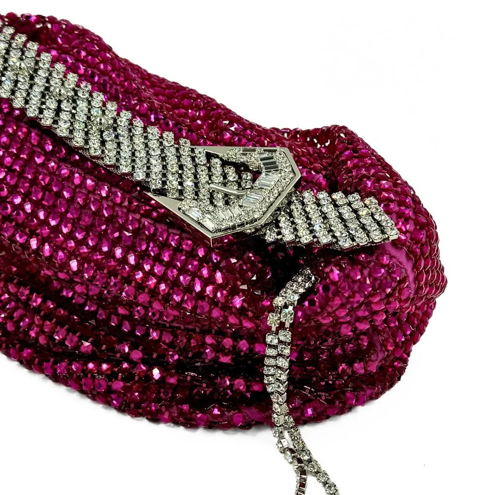 Jill Net Fuchsia Bag - Image 3