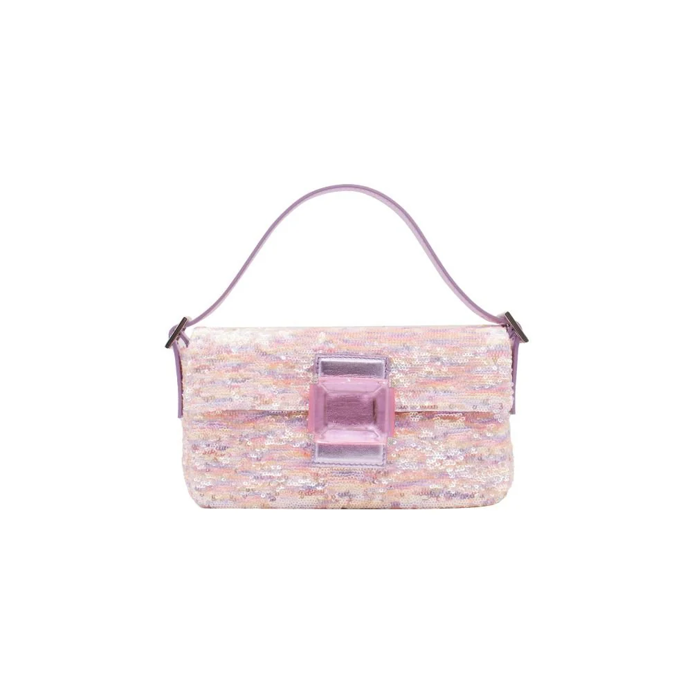 Mini Habibi Sequins Bag - Pink