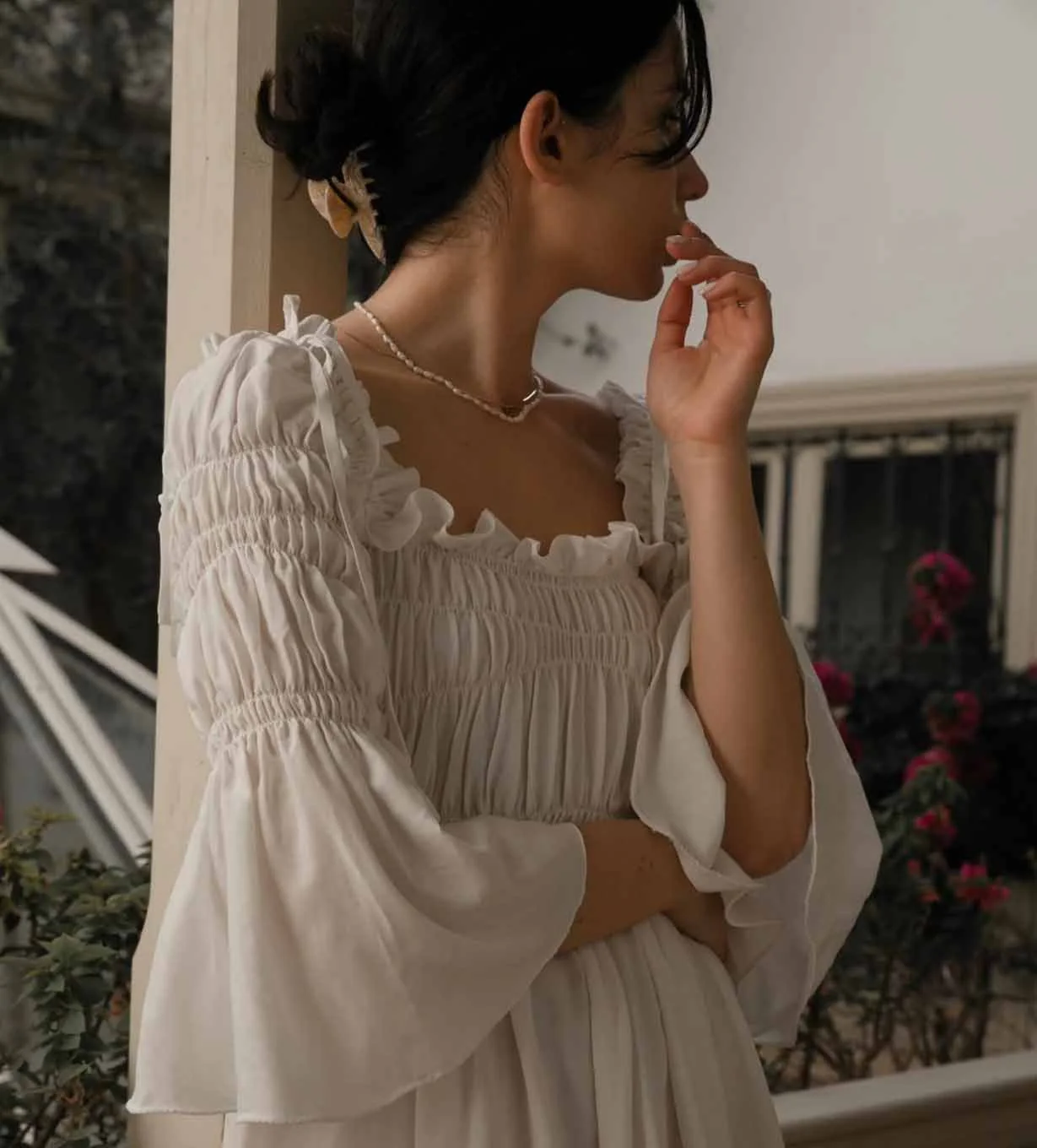 Astra Blouse Ivory - Image 3