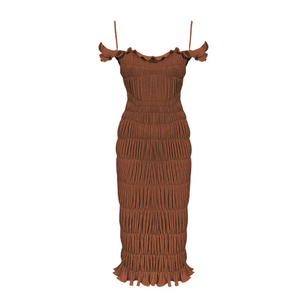 Indra Brown Dress