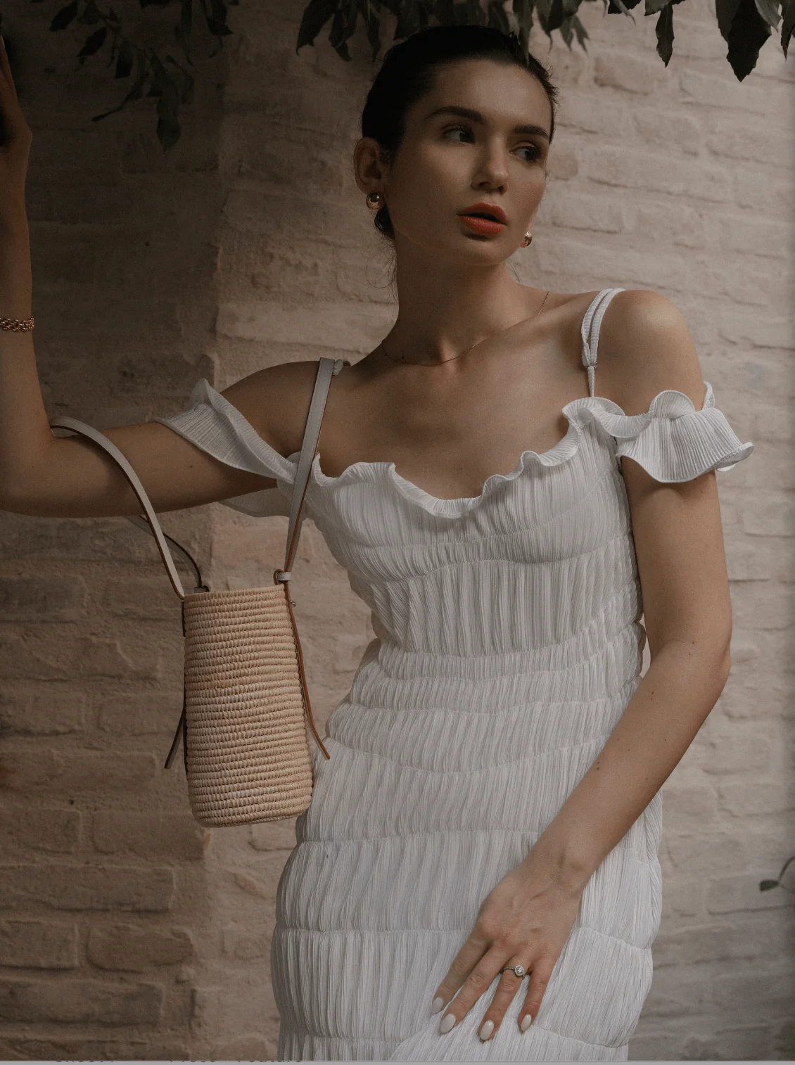 Indra Ivory Dress - Image 3