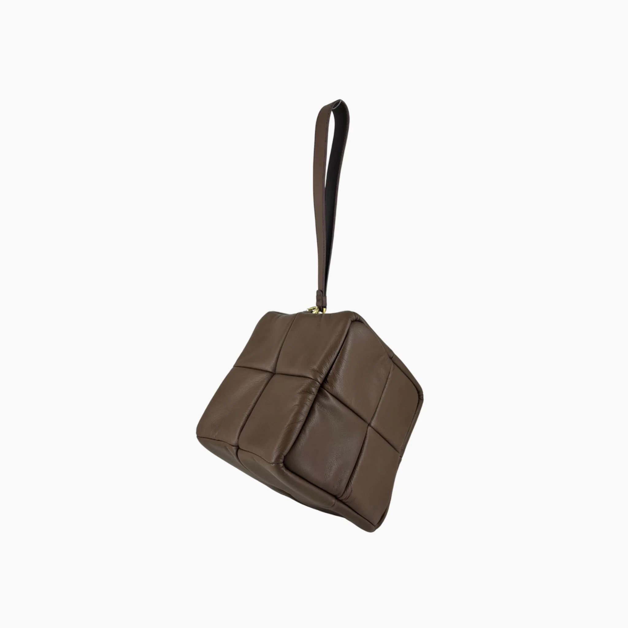 Grid Clutch - Chocolate - Image 3