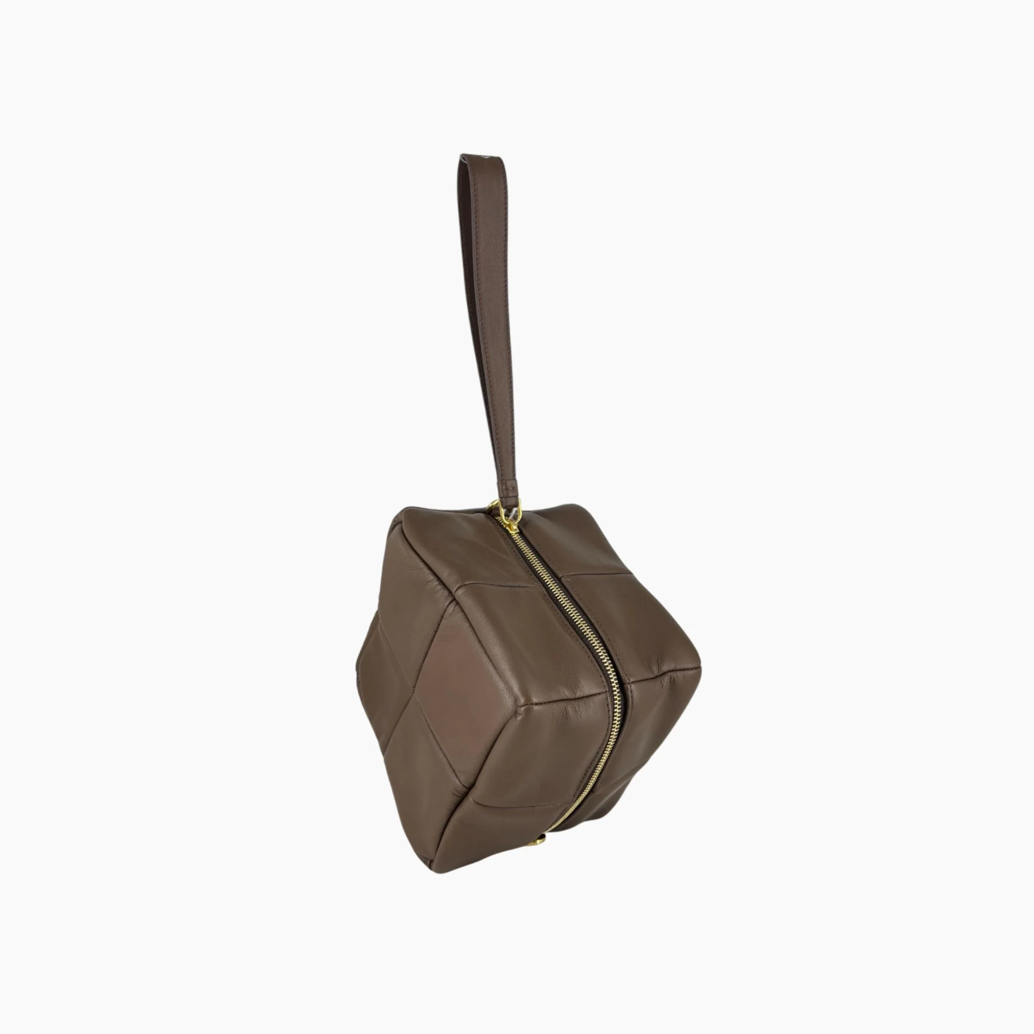 Grid Clutch - Chocolate - Image 4