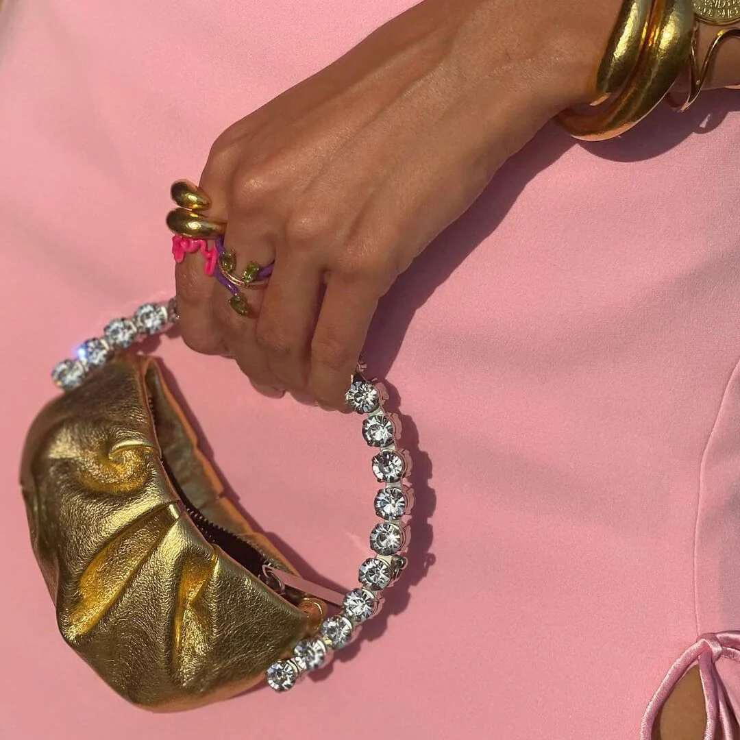 Micro Eternity Gold Clutch - Image 4