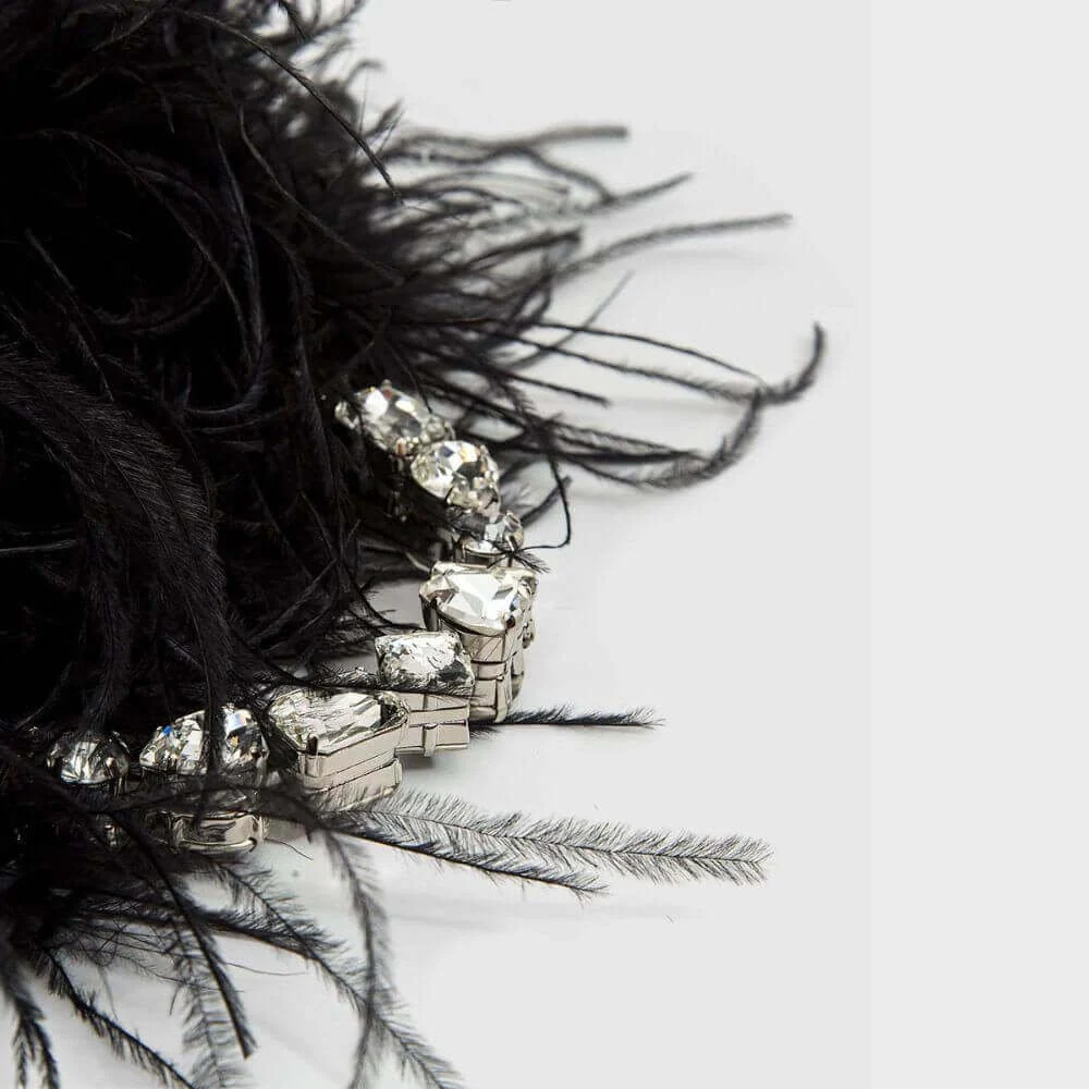 Midnight Taliya Feather Pouch - Image 4