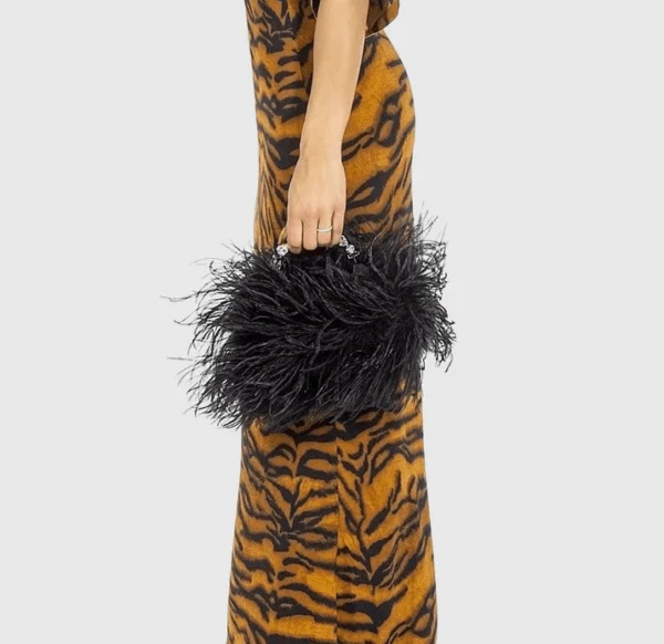Midnight Taliya Feather Pouch - Image 6
