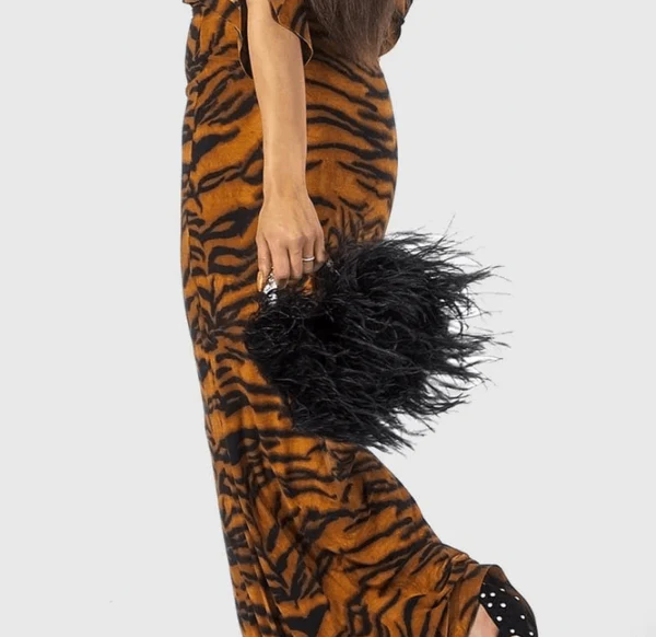 Midnight Taliya Feather Pouch - Image 7