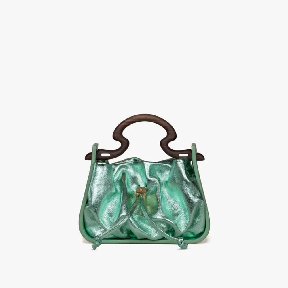 Nemidiana La Mini Glam Green Bag
