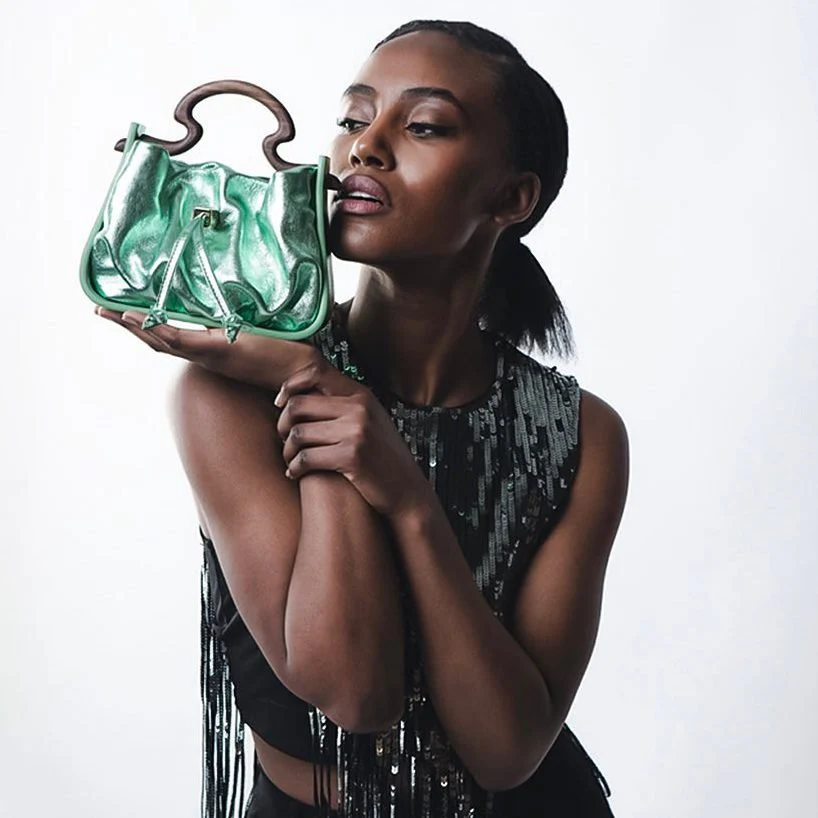 Nemidiana La Mini Glam Green Bag - Image 7