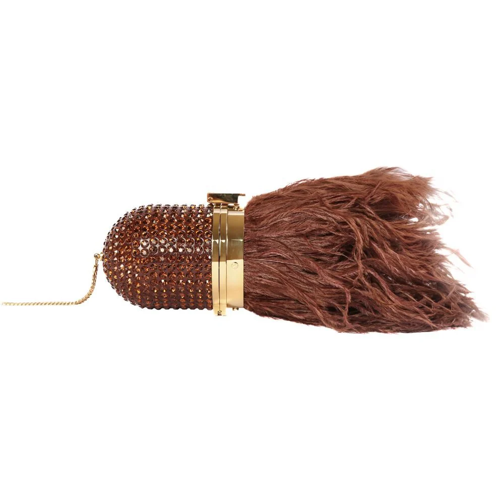 Mocha Feather Pill Bag - Image 3