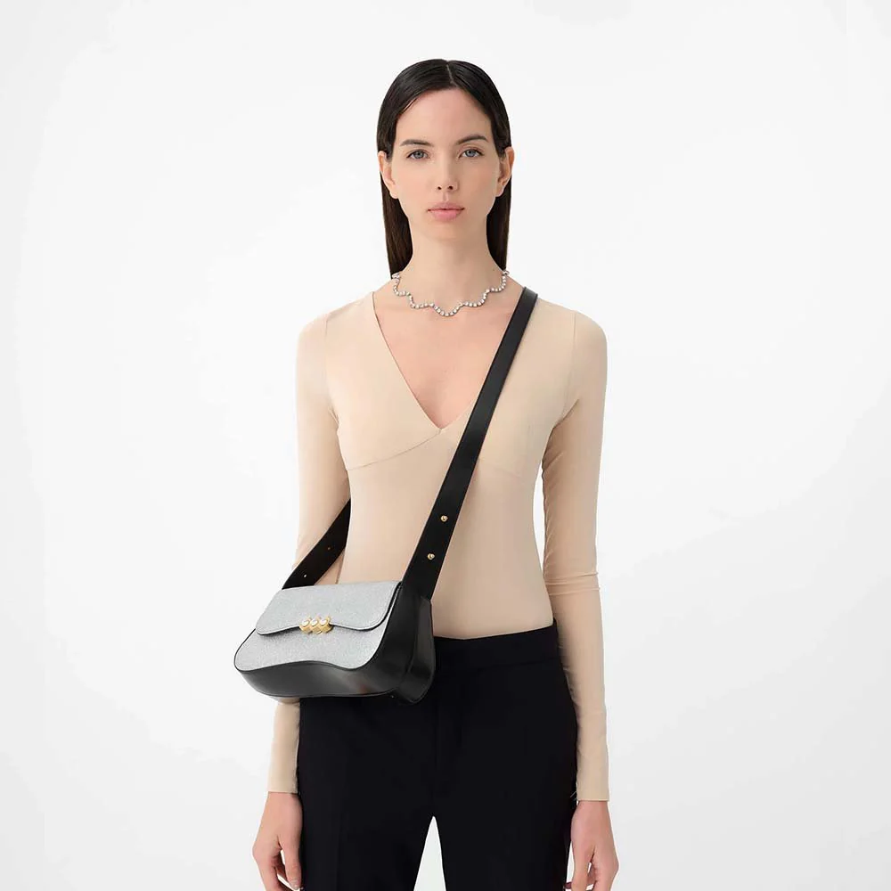 Culita Baguette Bag - Black - Image 4
