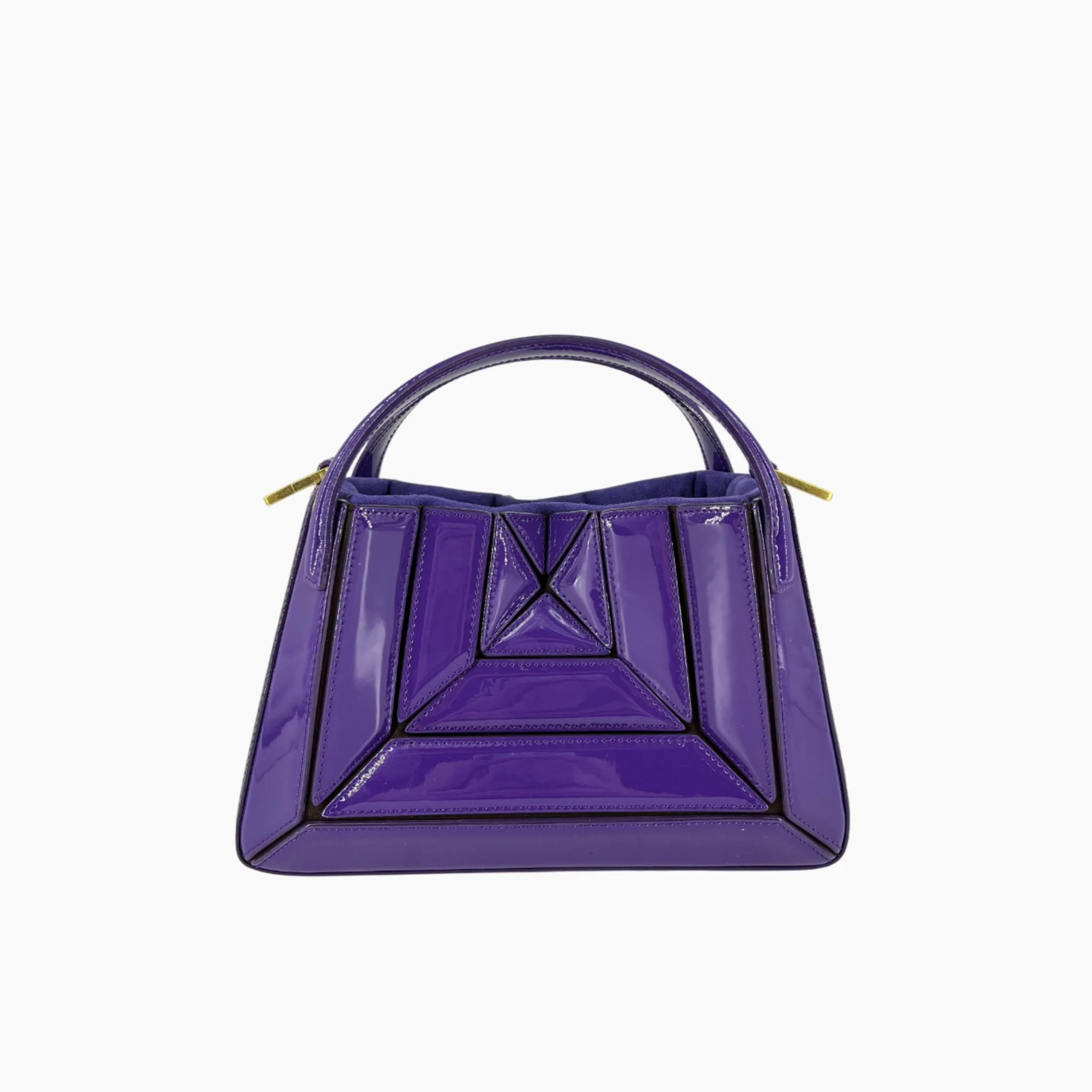 Mini Sera Tote Bag - Patent Purple