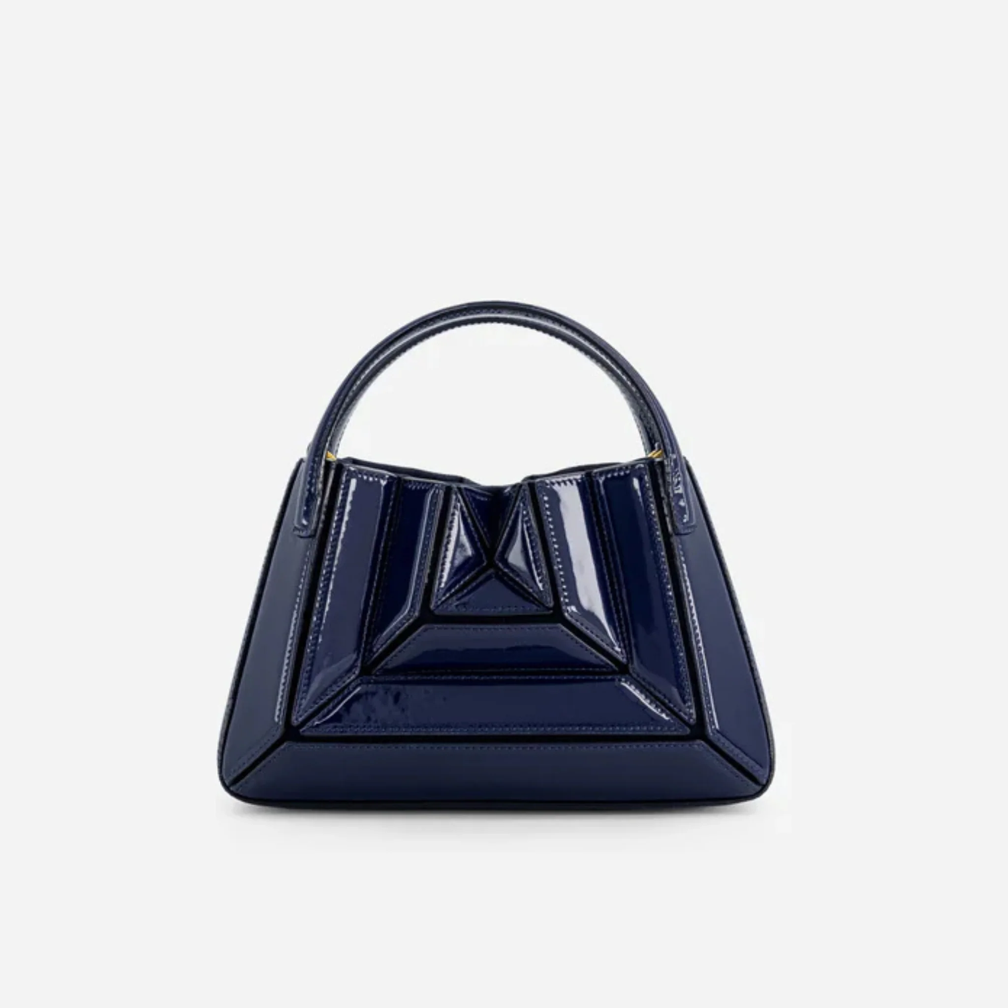 Mini Sera Tote Bag - Patent Navy