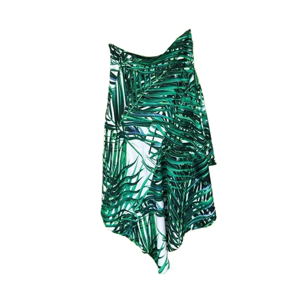 Printed Skirt - Green - Image 2