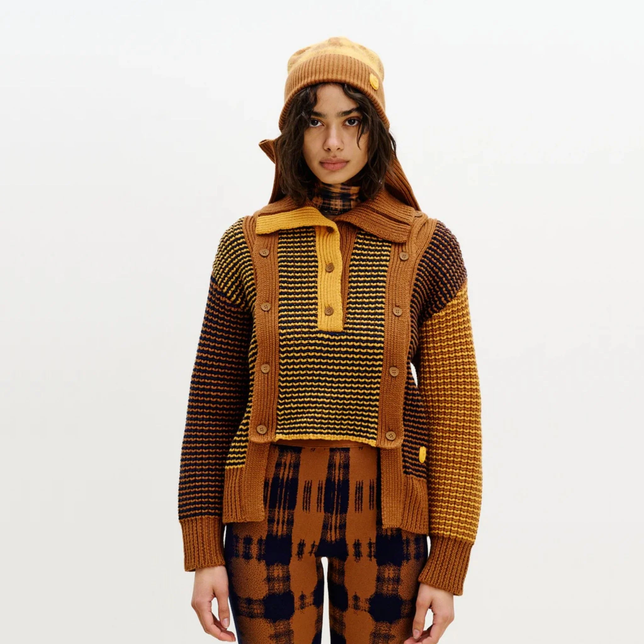 Joris Merino Wool Chunky Sweater- Masada Brown - Image 4