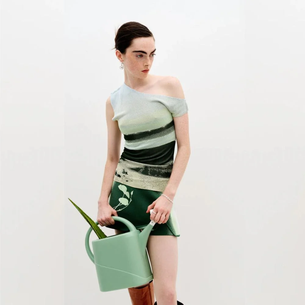 Rubber Lake Print Tank Top - Image 2