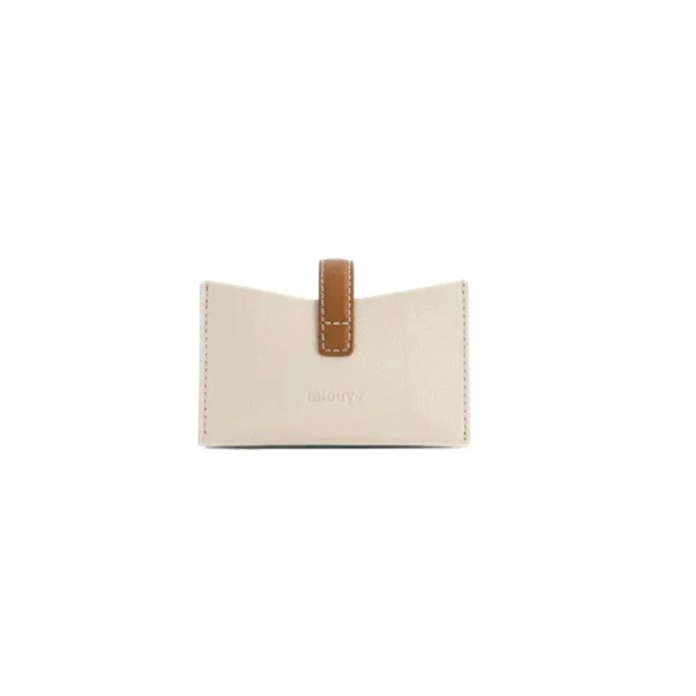 Isla Cardholder - Chèvre Light Cream - Image 4