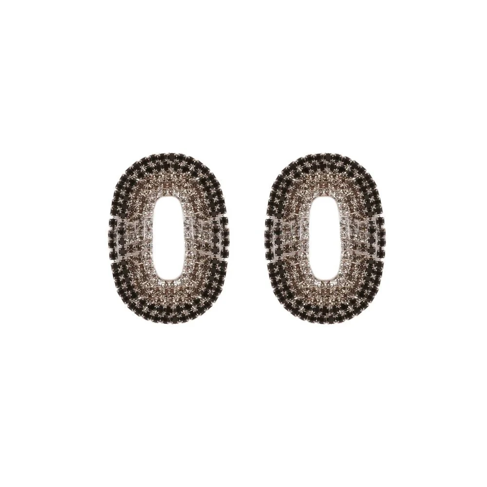 Liberty Triple Shades Of Black Earrings