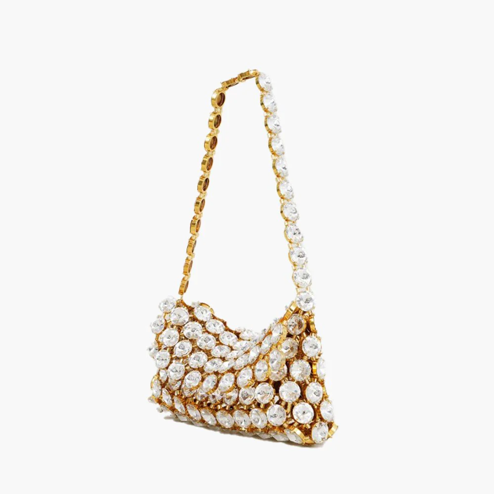 Clochette Baguette White Bag - Image 3
